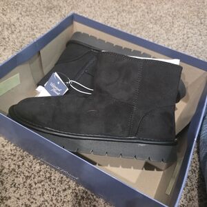 Black Suede Ankle Boots